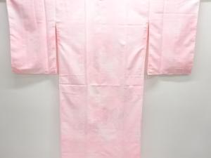 未使用品　地紙に桐菊模様織出し長襦袢